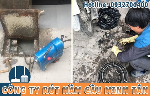 Th&ocirc;ng cống nghẹt khu chung cư Quận Thủ Đức bằng l&ograve; xo gi&aacute; 200K