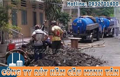 Dịch vụ th&ocirc;ng cống nghẹt tại B&igrave;nh T&acirc;n của c&ocirc;ng ty Minh t&acirc;n: